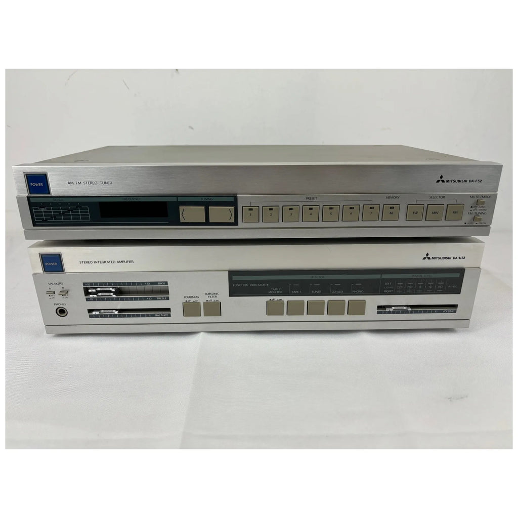 Amplificateur Mitsubishi DA-U12 et tuner DA-F52