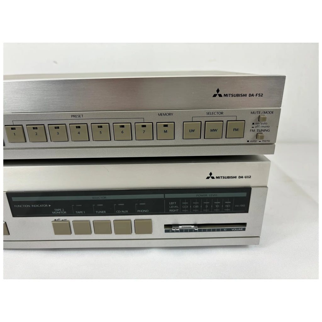 Amplificateur Mitsubishi DA-U12 et tuner DA-F52