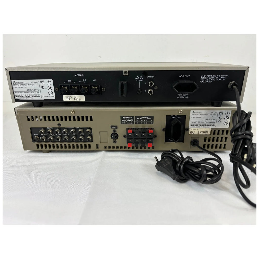Amplificateur Mitsubishi DA-U12 et tuner DA-F52