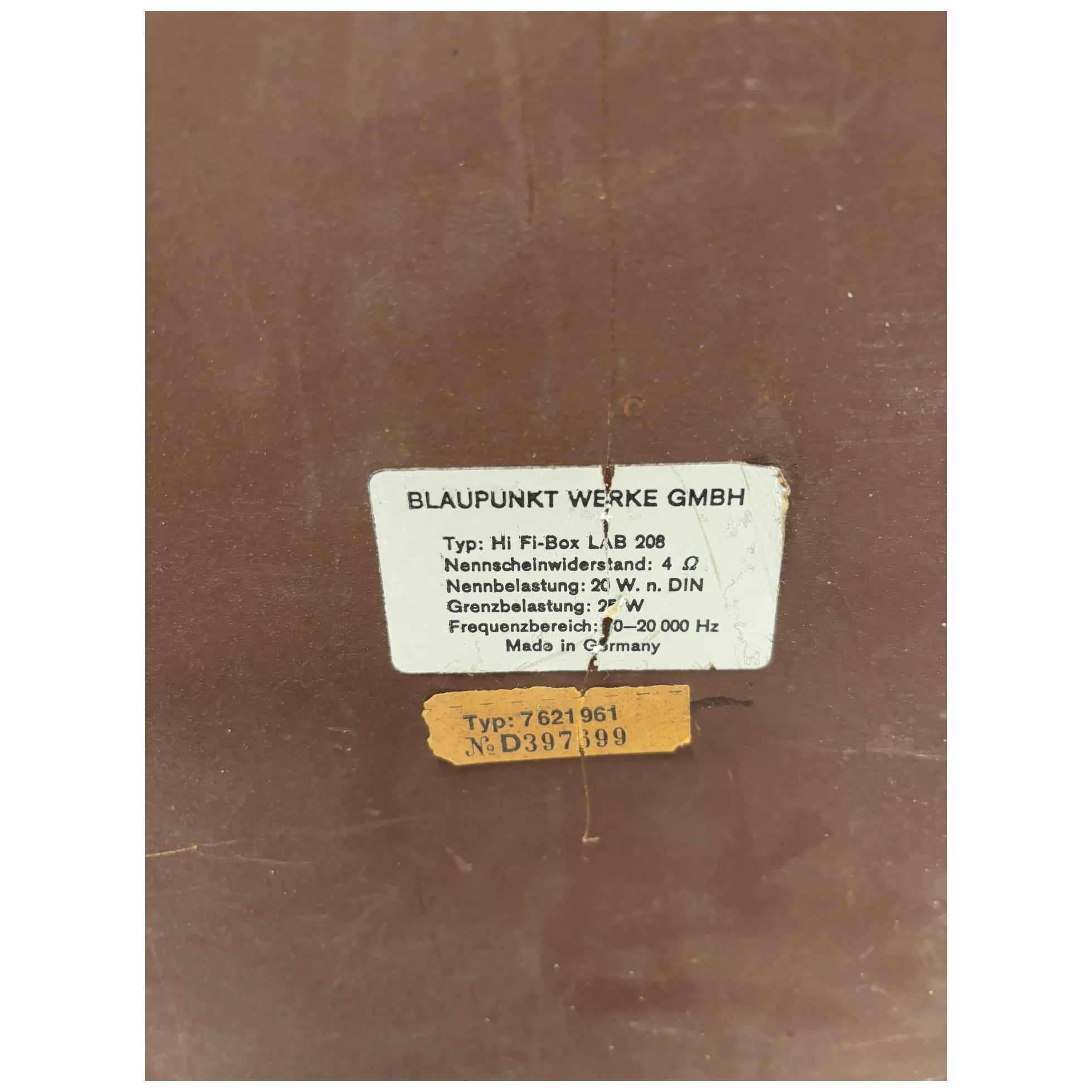 Enceintes Blaupunkt Hi-Fi Box Lab 208