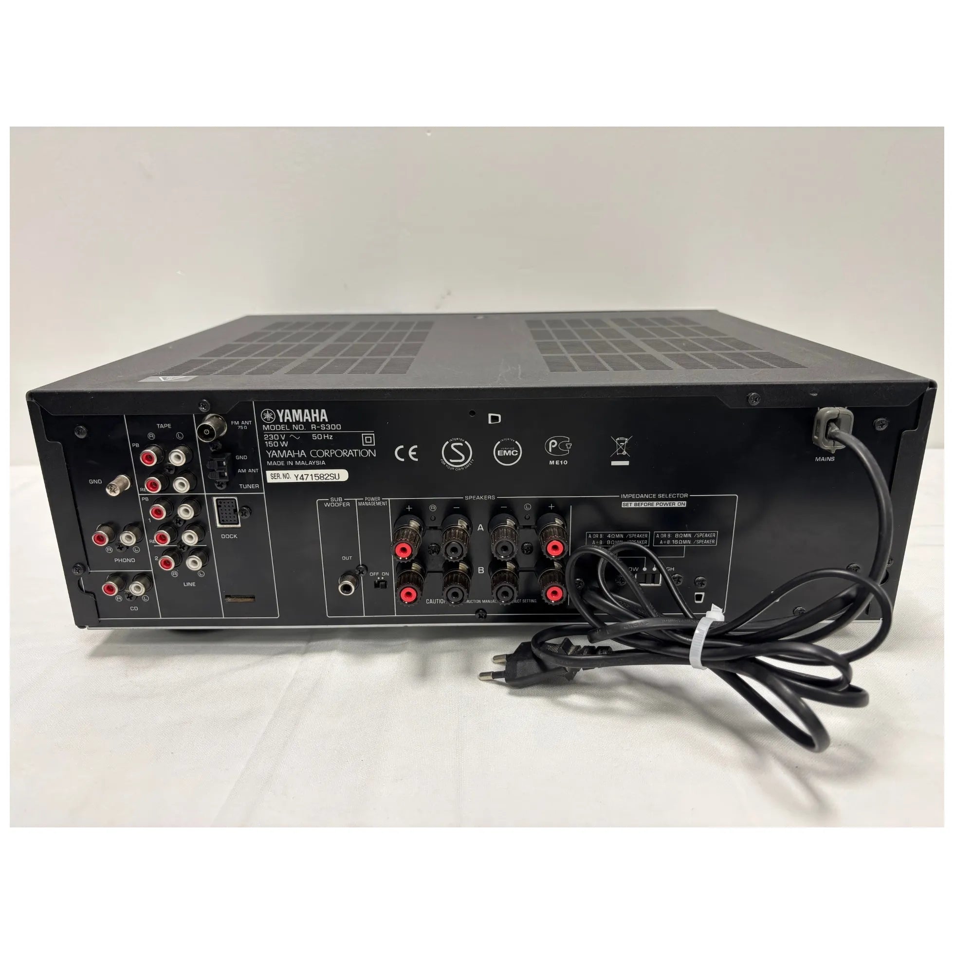 Amplificateur Yamaha R-S300 noir
