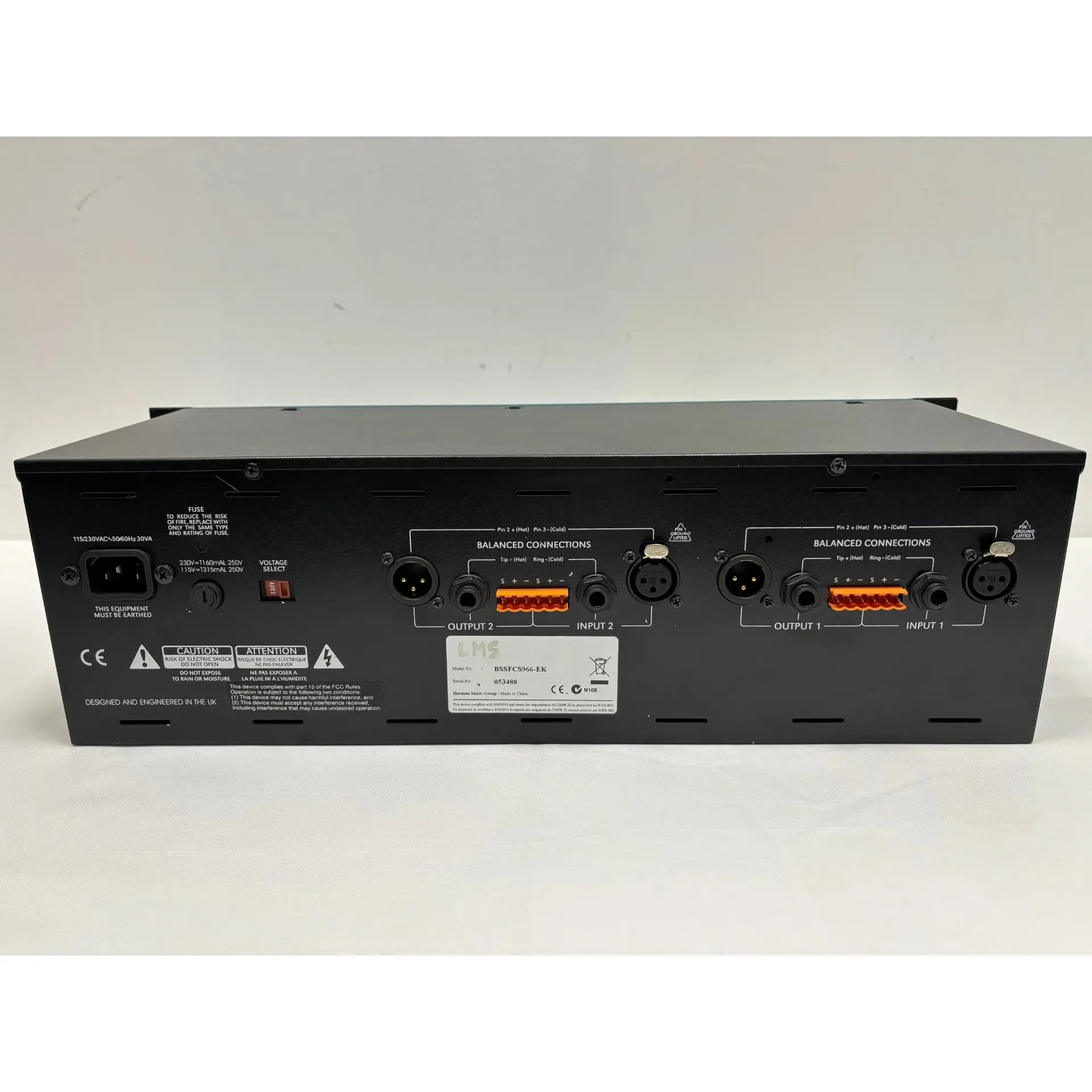 Equaliseur BSS Audio Opal FCS 966