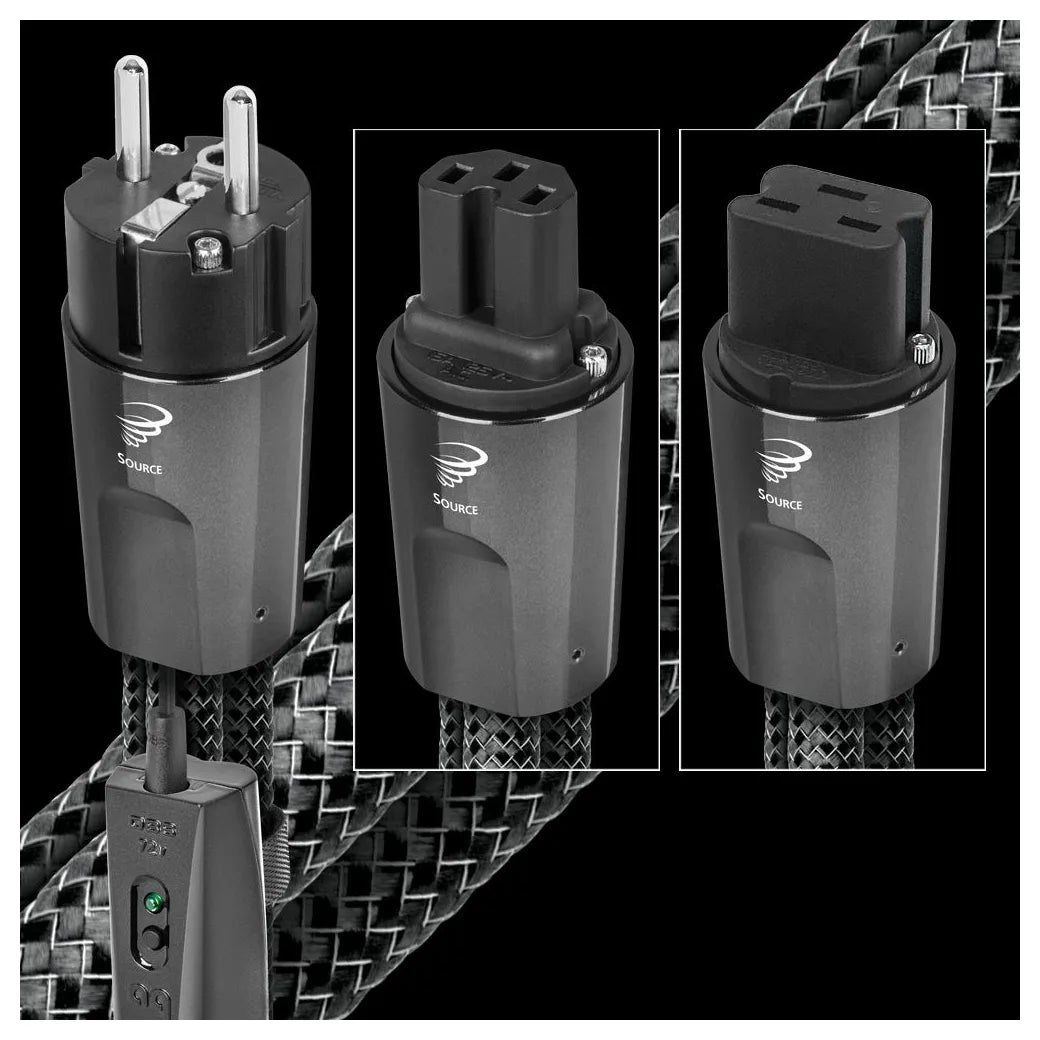 Câble d’alimentation secteur Audioquest Tornado 72 DBS – Courant constant (Source)