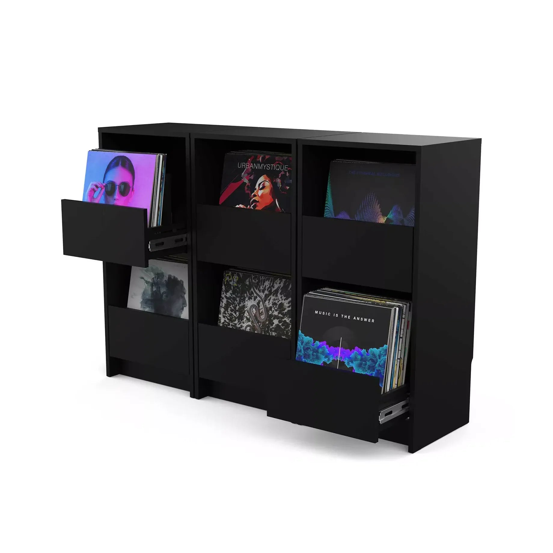 Meuble de rangement vinyle Glorious – Vault